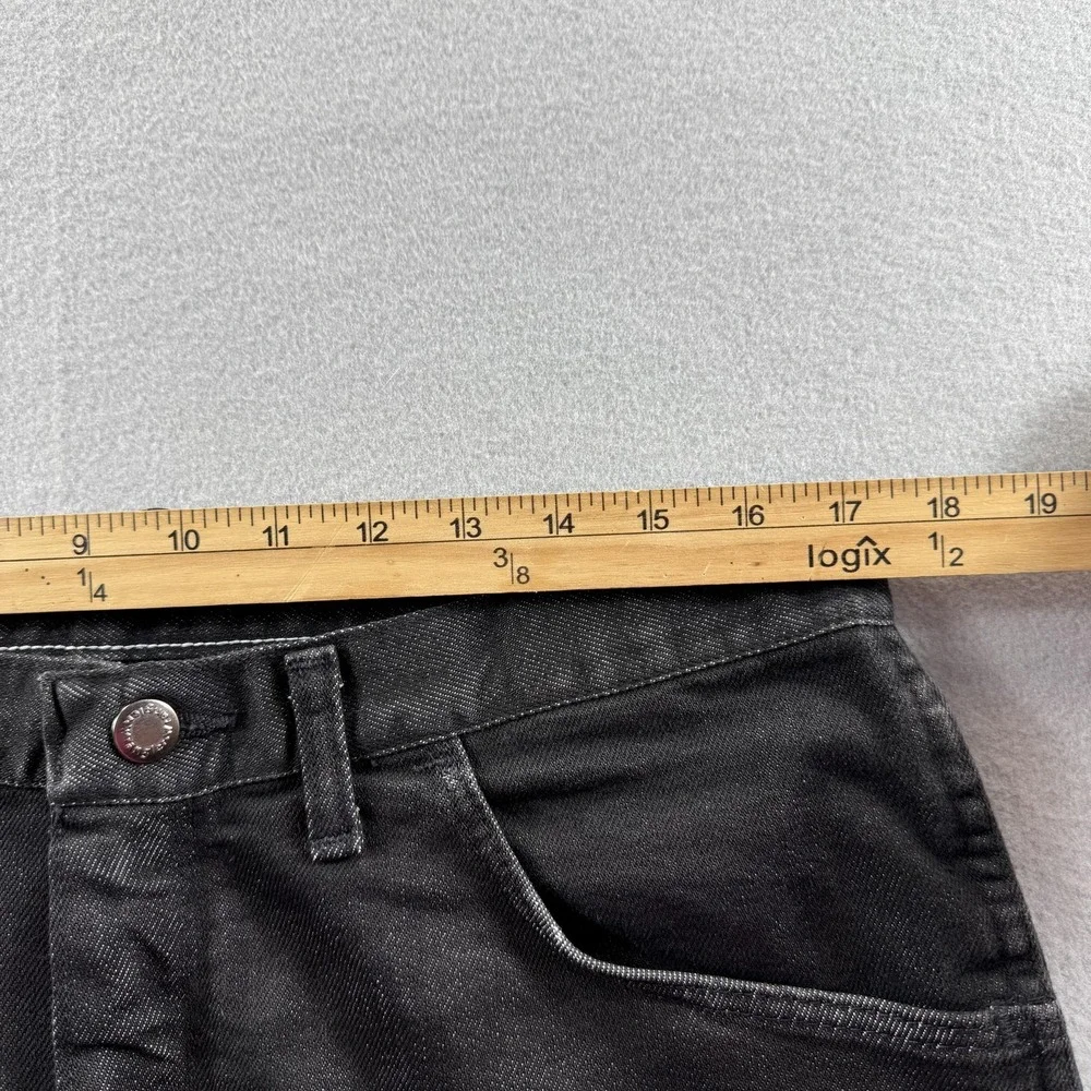 Wrangler Jeans Mens 36x29 Gray Charcoal Wash Regular Straight Denim Casual Pants